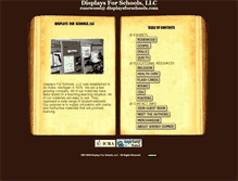 Tablet Screenshot of displaysforschools.com